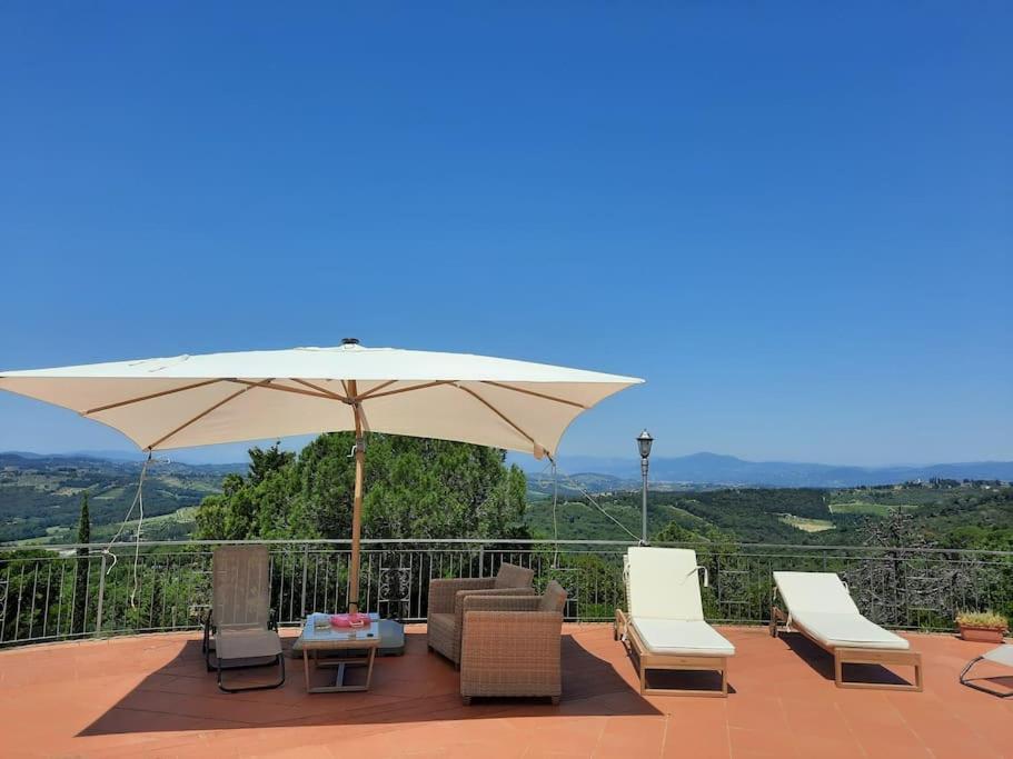Villa Tutti I Colori Del Chianti Linari Luaran gambar
